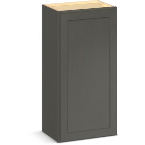 RELIABILT Parkstone II Wall Cabinet, Slate Stained, 18" W, 1 Door, Fully Assembled - 641441 | Lowe's Pro Supply